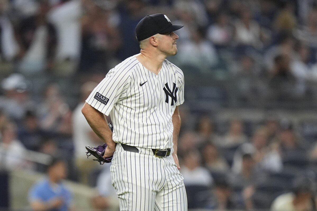 Rodón fica 2-0 atrás depois de 2 arremessos e Yankees caem para os Braves por 8-1 para a 5ª derrota em 6 jogos